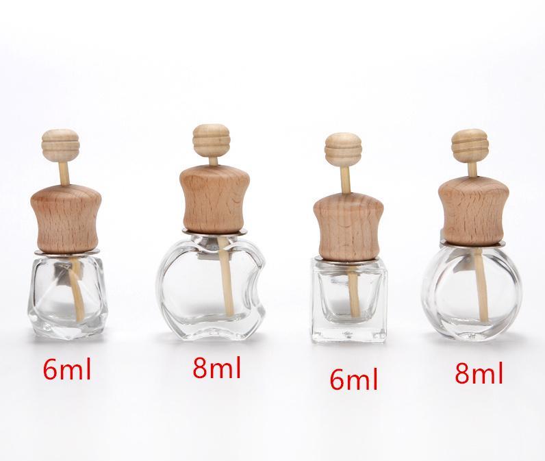 Car Perfume Bottle Clip For Essential Oils Air Freshener Fragrance Airs Vent Outlet Empty Glass Bottles GGA5105 Free shipping
