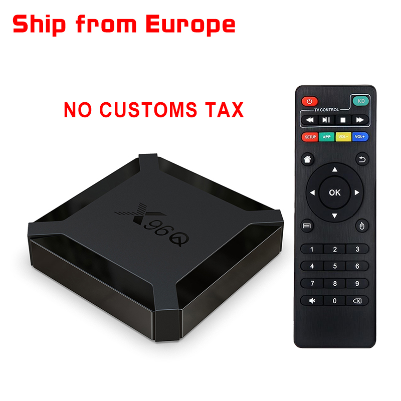 X96Q Android 10.0 TV Box Quad Core 2GB 16GB H313 4K WiFi Smart Boxes Media Player Spain Local Stock
X96Q Android 10.0 TV Box Quad Core 2GB 16GB H313 4K WiFi Smart Boxes Media Player Spain Local Stock