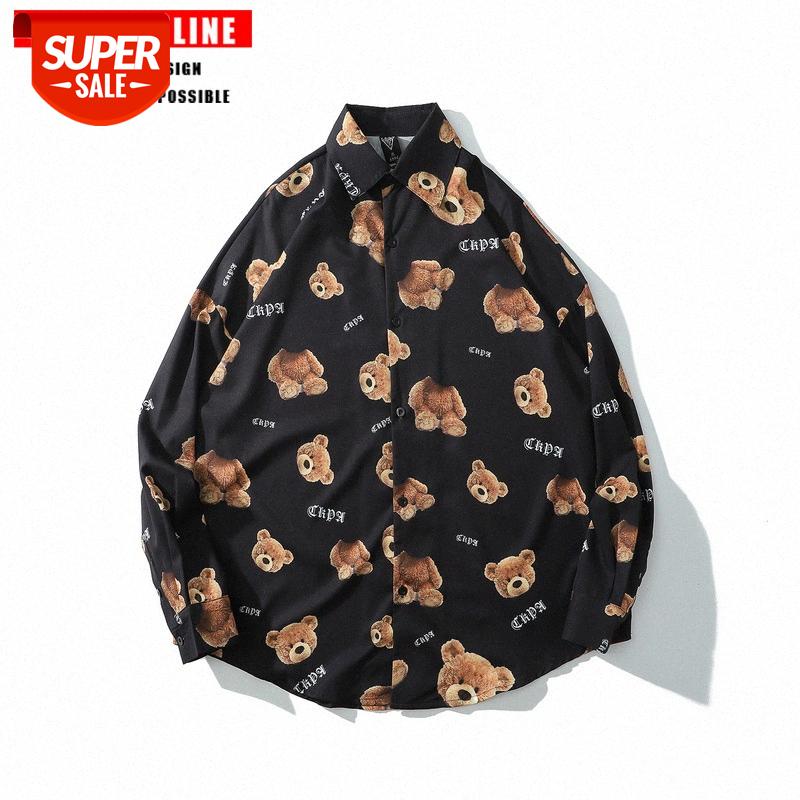 TKPA Men's Decapitated Bear Full Print Long Sleeve Shirt Male Couple Funeral BF Hip Hop #V90L, White;black
TKPA Men's Decapitated Bear Full Print Long Sleeve Shirt Male Couple Funeral BF Hip Hop #V90L, White;black