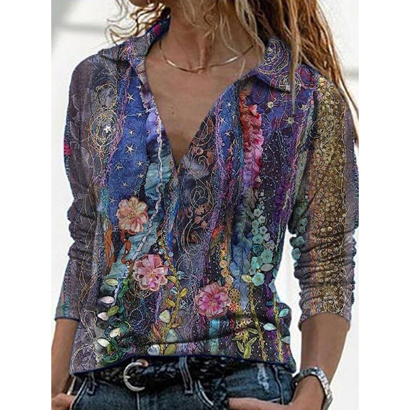 Women' Blouses & Shirts Fashion Top Vintage Long Sleeve Shirt And Blouse Plus Size Womens Tops Elegant Loose Tee Landscape Print Casual, 01
Women' Blouses & Shirts Fashion Top Vintage Long Sleeve Shirt And Blouse Plus Size Womens Tops Elegant Loose Tee Landscape Print Casual, 01
