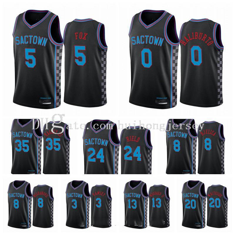 SacramentoKingsMen Buddy Hield DeAaron Fox Tyrese Haliburton Marvin Bagley 2020-21 Black City Basketball Jersey New Uniform, Color10
SacramentoKingsMen Buddy Hield DeAaron Fox Tyrese Haliburton Marvin Bagley 2020-21 Black City Basketball Jersey New Uniform, Color10