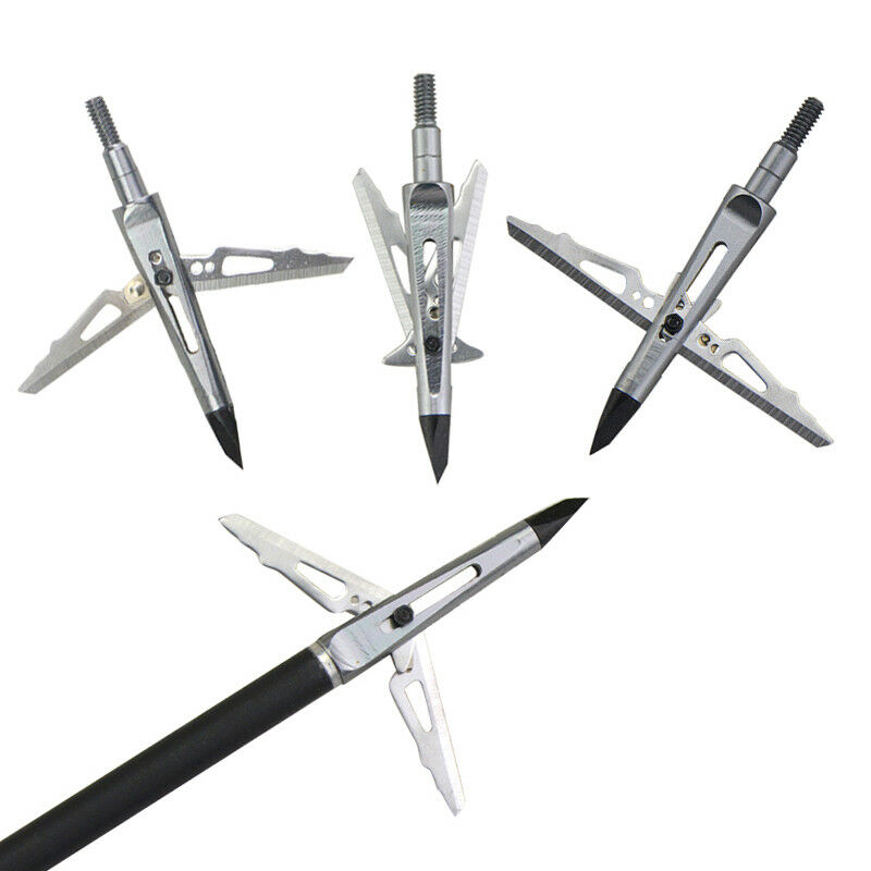 6pcs Archery Arrow Head Hunting Broadheads 100grain 2 Blade Srrowhead Tip Compound Recurve Bow Arrowheads
6pcs Archery Arrow Head Hunting Broadheads 100grain 2 Blade Srrowhead Tip Compound Recurve Bow Arrowheads
