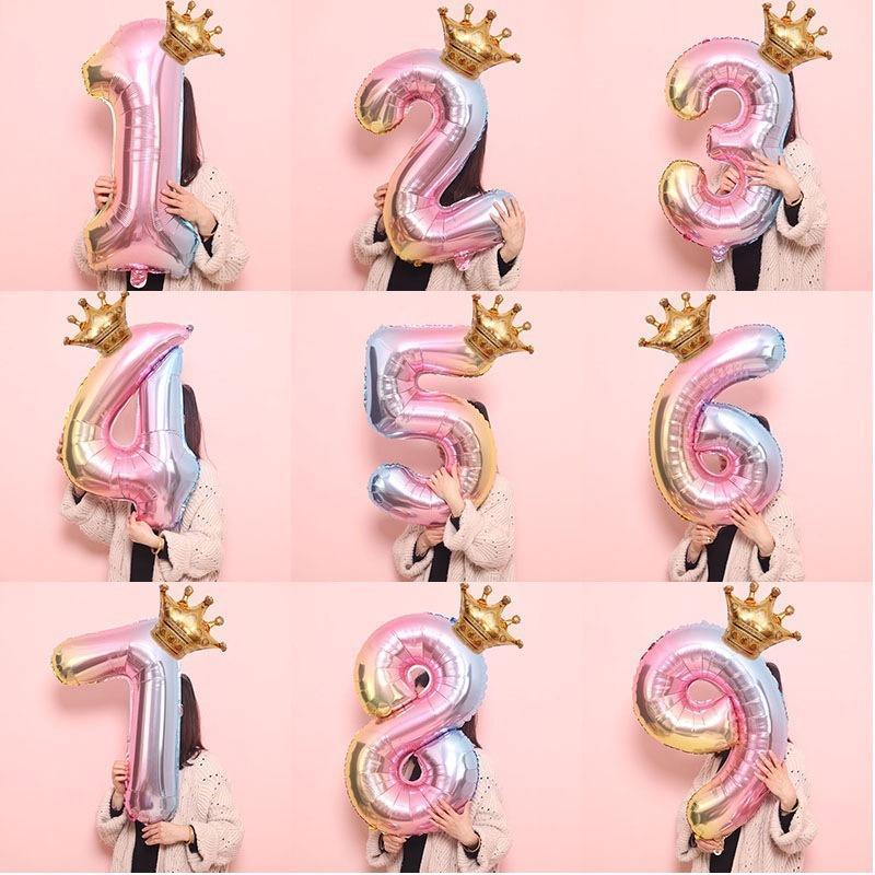 Party Decoration 32 40 Inch Number Crown Balloon Set Birthday Children's Toy Wedding Stage Arrangement Small Column
Party Decoration 32 40 Inch Number Crown Balloon Set Birthday Children's Toy Wedding Stage Arrangement Small Column
