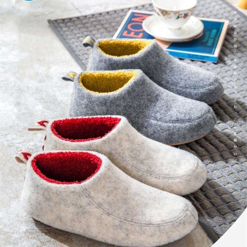 Mo Dou Winter Autumn Japaness Style Home Men Warm Shoes Thick Sole Bedroom Non Slip Wrapped Heel Slipper Felt 211110, White(high top)
Mo Dou Winter Autumn Japaness Style Home Men Warm Shoes Thick Sole Bedroom Non Slip Wrapped Heel Slipper Felt 211110, White(high top)