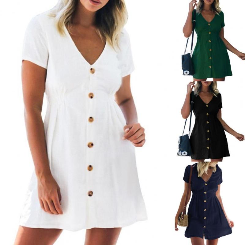 Casual Dresses Office Lady Elegant Dress Short Sleeve Slim High Waist Female Women V Neck A-line For Daily Life Summer Party, Black;gray
Casual Dresses Office Lady Elegant Dress Short Sleeve Slim High Waist Female Women V Neck A-line For Daily Life Summer Party, Black;gray