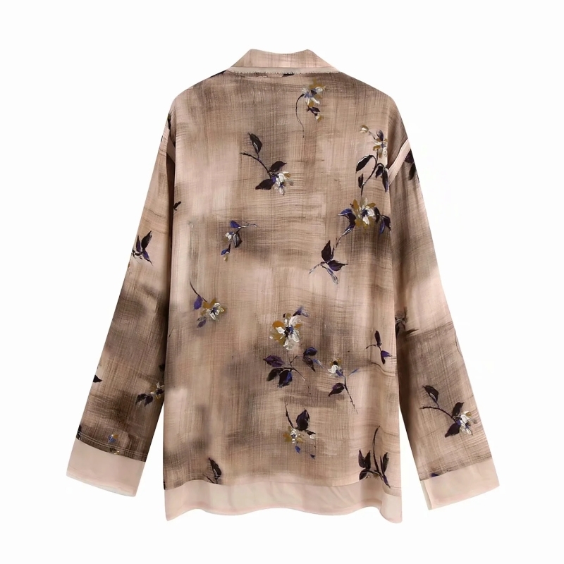 vintage women floral loose shirts fashion ladies oversize boho blouses casual female long sleeve shirt girls chic top 210430