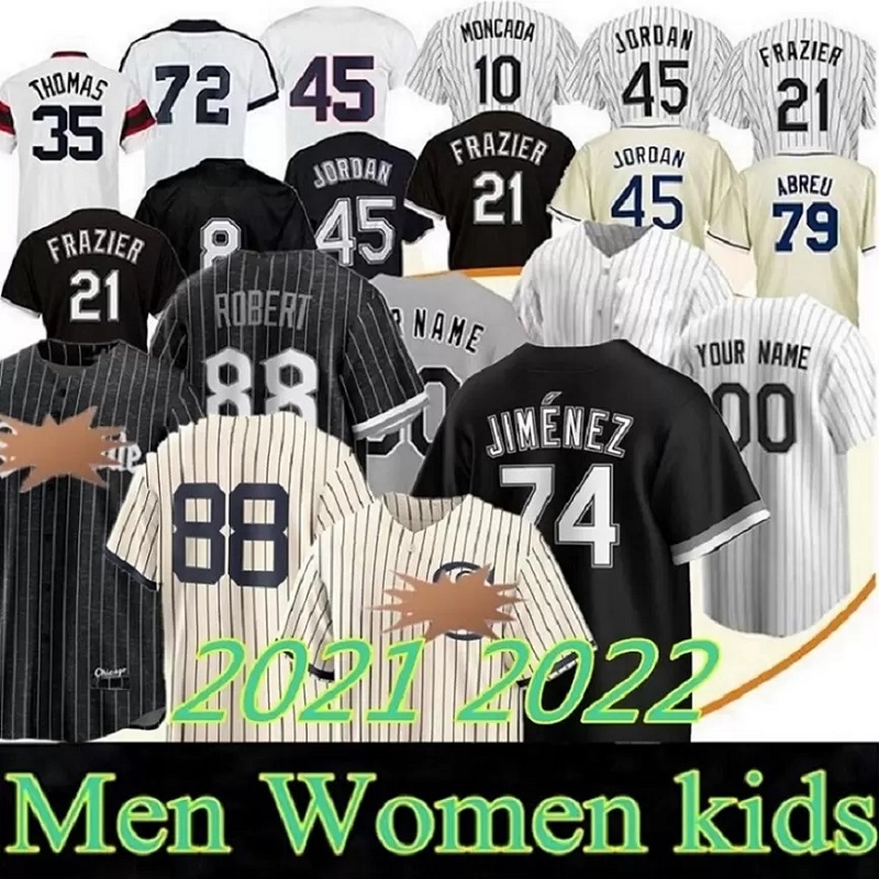 2021 Chicago Field of Dreams 88 Luis Robert Jersey 46 Craig Kimbrel 7 Tim Anderson Yoan Moncada 74 Eloy Jimenez 24 Yasmani Grandal Aaron bas, Blue;black
2021 Chicago Field of Dreams 88 Luis Robert Jersey 46 Craig Kimbrel 7 Tim Anderson Yoan Moncada 74 Eloy Jimenez 24 Yasmani Grandal Aaron bas, Blue;black