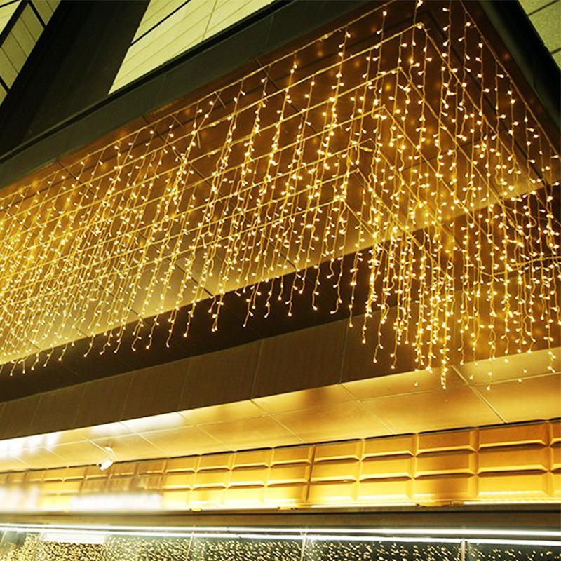 Strings Led Outdoor Decoration 4m 8m 16m 20m Droop 0.4-0.6m Curtain Icicle String Lights Year Wedding Party Garland Fairy Light
Strings Led Outdoor Decoration 4m 8m 16m 20m Droop 0.4-0.6m Curtain Icicle String Lights Year Wedding Party Garland Fairy Light