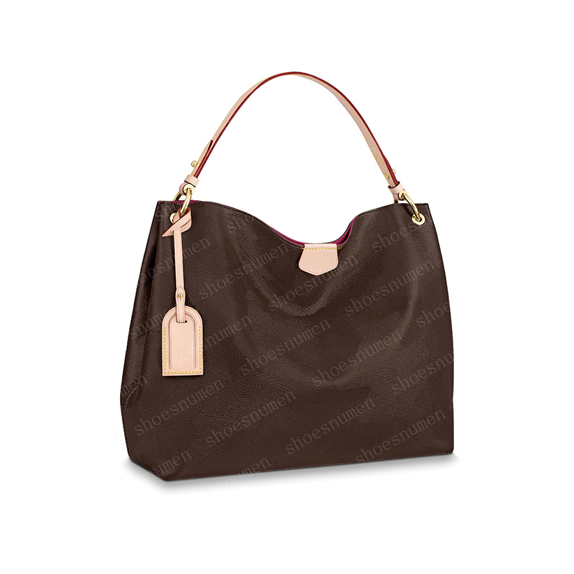 Handbag Tote Bag Totes Shoulder Bags Womens Backpack Women Purses Brown Leather Clutch Fashion Wallet Big Size GM40cm/MM36cm 43703 #BA01-40