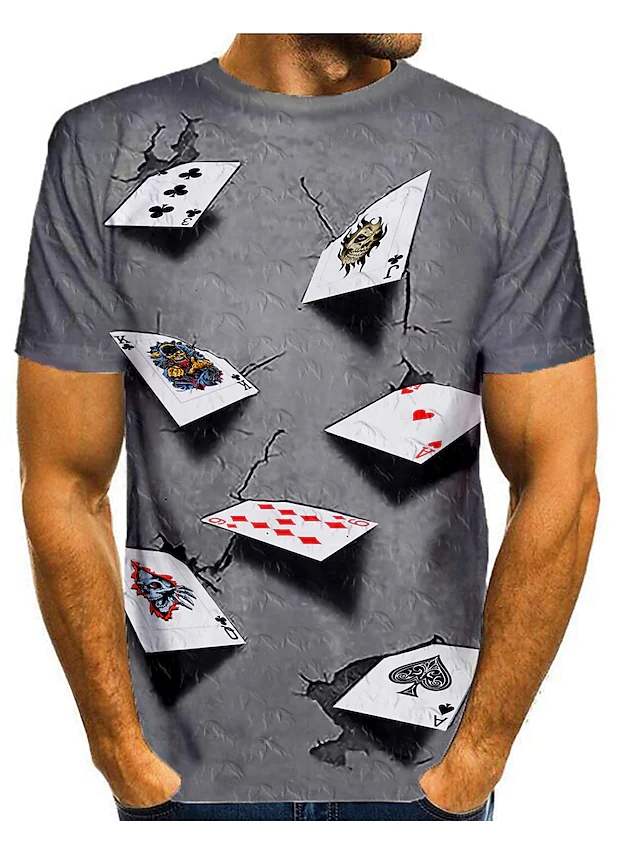 2021 Poker 3D Print Boys T-Shirts Men Oversized Summer Casual Streetwear Cosplay Costume T Shirt Fashion Harajuku Tees Tops Unisex Clothing, White;black
2021 Poker 3D Print Boys T-Shirts Men Oversized Summer Casual Streetwear Cosplay Costume T Shirt Fashion Harajuku Tees Tops Unisex Clothing, White;black