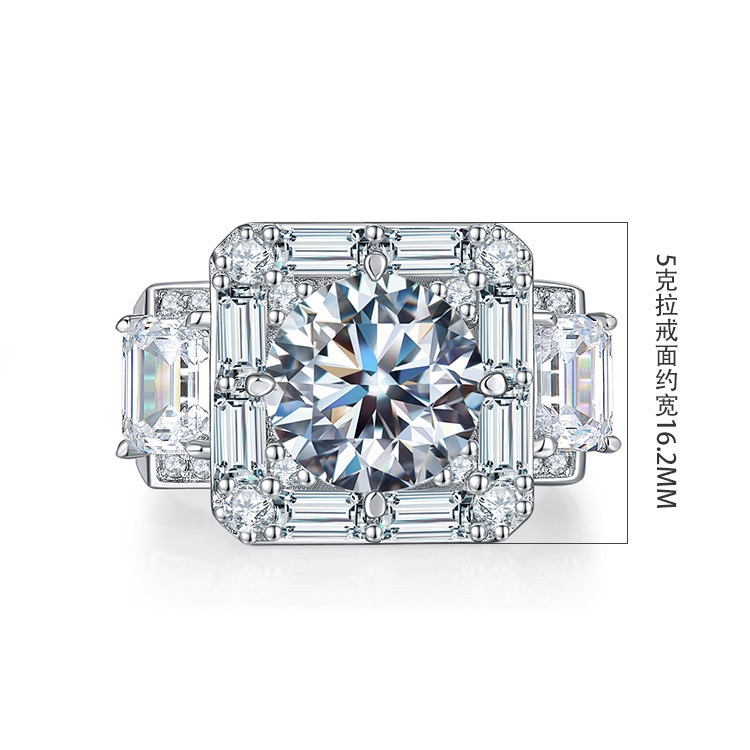 Vintage Male 2ct Lab Diamond cz Ring 925 sterling silver Engagement Wedding band Rings for men Gemstones Party Jewelry