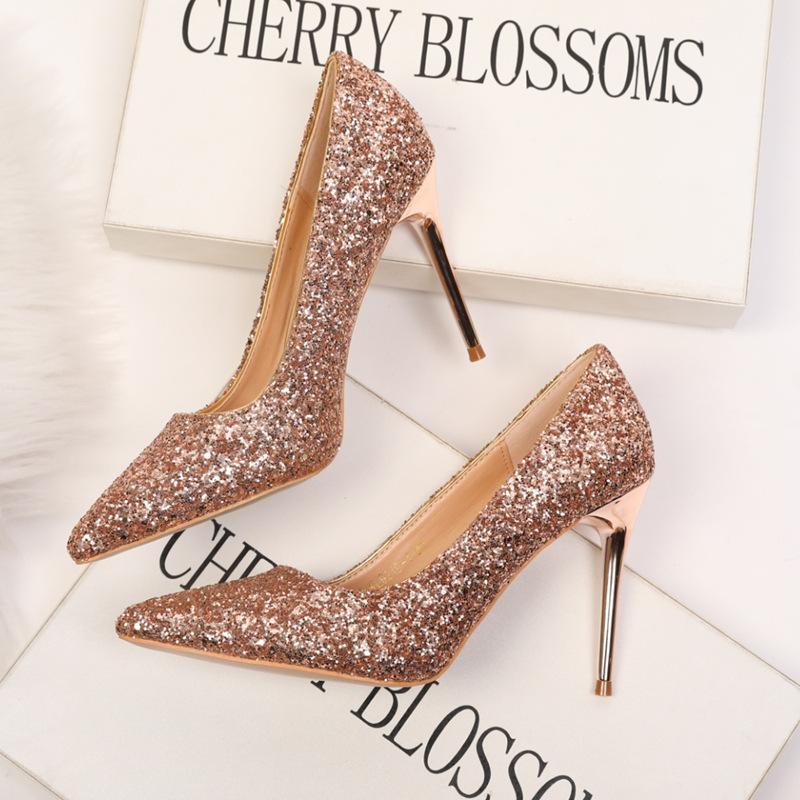 Dress Shoes Women Pointed Toe Pumps Flock Sequin Fashion Spring 9.5CM Fine High Heels Boat Basic Office Party, Black
Dress Shoes Women Pointed Toe Pumps Flock Sequin Fashion Spring 9.5CM Fine High Heels Boat Basic Office Party, Black