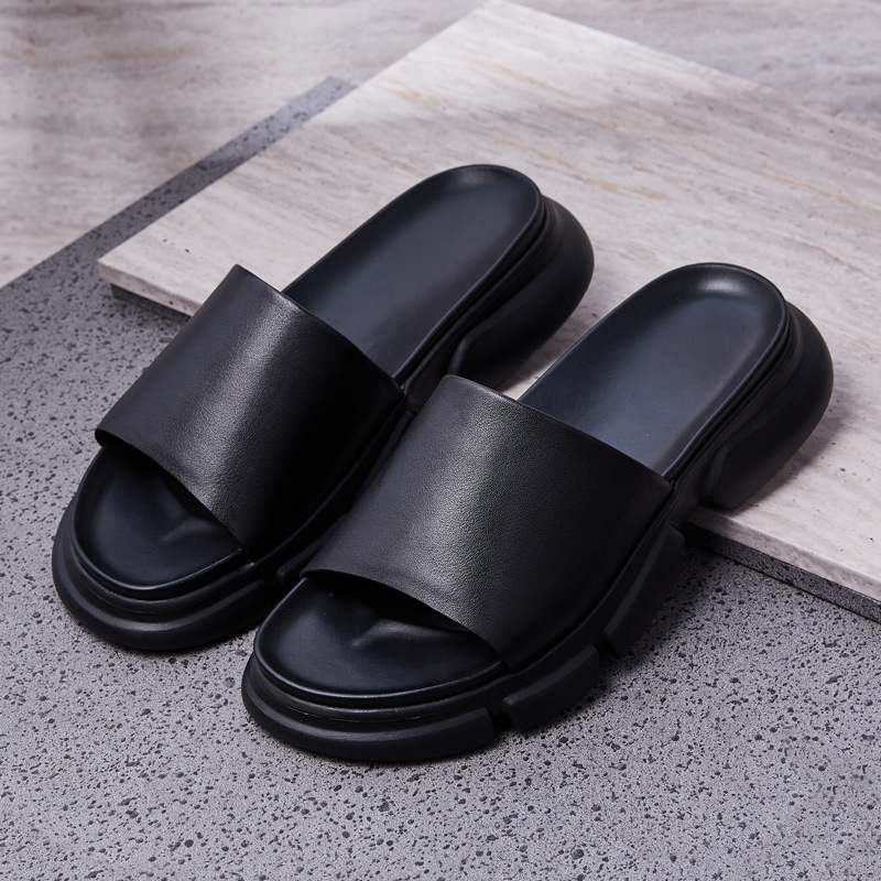Slippers Leather slippers men's fashion summer large sandals outdoor flip flop antiskid beach shoes HYSS, 1# shoe box
Slippers Leather slippers men's fashion summer large sandals outdoor flip flop antiskid beach shoes HYSS, 1# shoe box