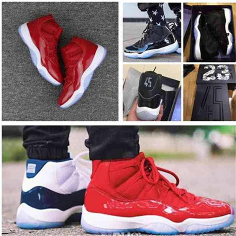 11 Concord Basketball Shoes Space 1st Jam Bred Men Women 11s Gym Red Midnight High Quality Navy Gamma Blue Sneakers With Box 7-13
11 Concord Basketball Shoes Space 1st Jam Bred Men Women 11s Gym Red Midnight High Quality Navy Gamma Blue Sneakers With Box 7-13