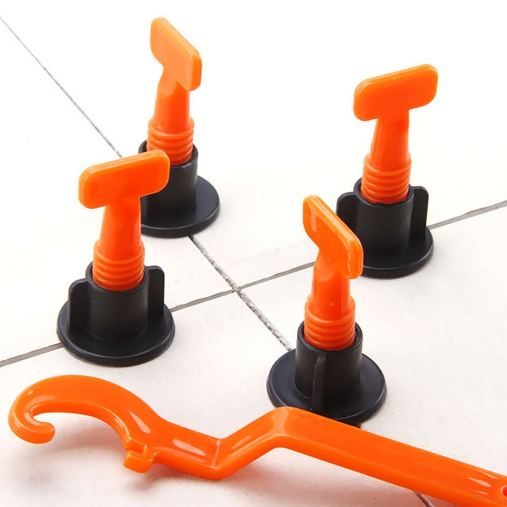 50Pcs Level Wiggen Tile Spacers Tile Leveling System Leveler Tool Kit Floating Tiles Wall Tiles Spacer Carrelage Locator Spacers Tang