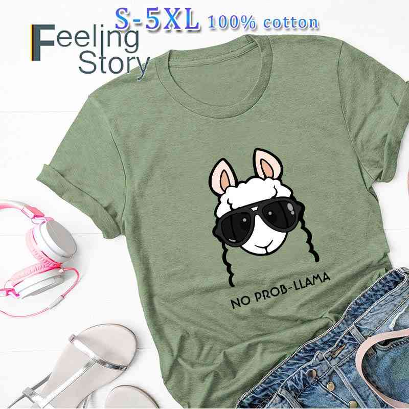 Harajuku Summer Tshirts for Women Plus Size Cute Cotton T Shirt Arrivals Sheep Animal Print Shirts 210603, Pink
Harajuku Summer Tshirts for Women Plus Size Cute Cotton T Shirt Arrivals Sheep Animal Print Shirts 210603, Pink