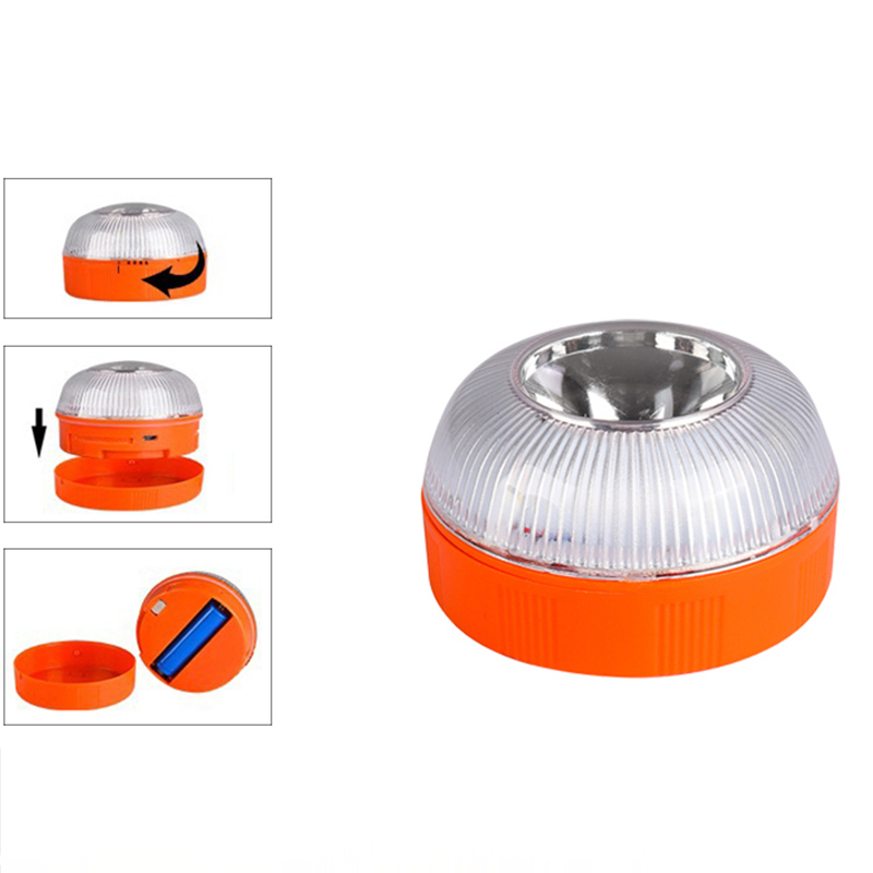 Car Emergency Light V16 Magnetic Base Signalling With Flashlight Road Magnetic Beacon Help Traffic Flashing Warning Lamp New