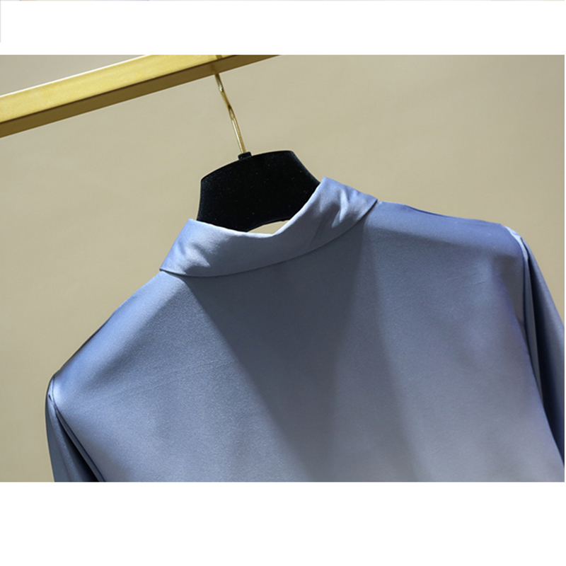 Office Lady Blusas Mujer De Moda Autumn Women Long Sleeve Chiffon Blouses and Shirts POLO Collar Female Clothing 11925 210506