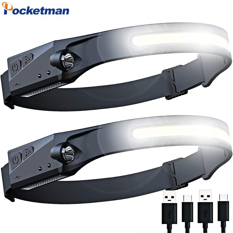 Headlamps 50000LM Powerful Motion Sensor COB LED USB Rechargeable Headlight Built-in Battery Head Lamp Waterproof Light
Headlamps 50000LM Powerful Motion Sensor COB LED USB Rechargeable Headlight Built-in Battery Head Lamp Waterproof Light
