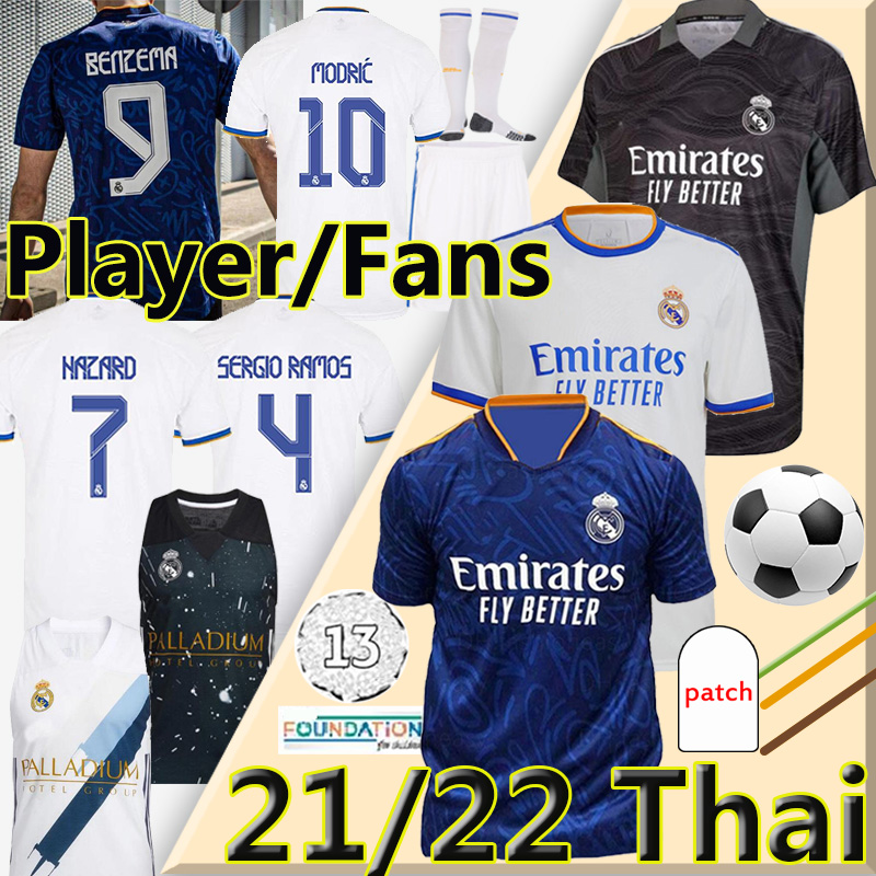 21/22 Real Madrid Soccer Jerseys Fans Player version ALABA HAZARD BENZEMA SERGIO RAMOS 2021 2022 fourth jersey ASENSIO MODRIC MARCELO Men Kids Kits football shirt, 21/22 home kids
21/22 Real Madrid Soccer Jerseys Fans Player version ALABA HAZARD BENZEMA SERGIO RAMOS 2021 2022 fourth jersey ASENSIO MODRIC MARCELO Men Kids Kits football shirt, 21/22 home kids