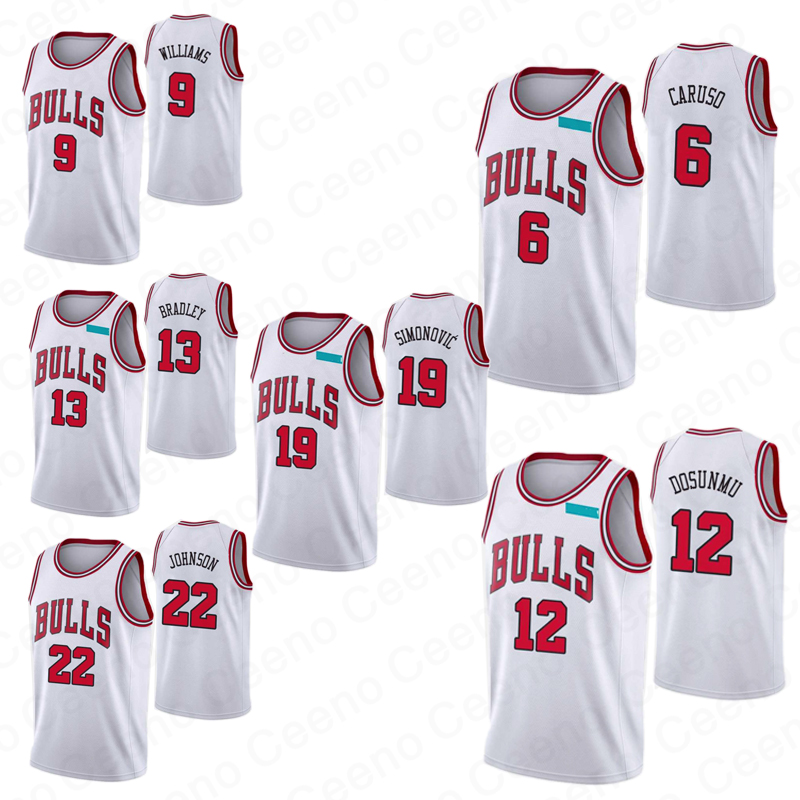 Chicago Men Bulls's Tony Bradley Ayo Dosunmu Alex Caruso Nikola Vucevic Devon Dotson Derrick Jones Jr. Tyler Cook Marko Simonovic White, Black
Chicago Men Bulls's Tony Bradley Ayo Dosunmu Alex Caruso Nikola Vucevic Devon Dotson Derrick Jones Jr. Tyler Cook Marko Simonovic White, Black