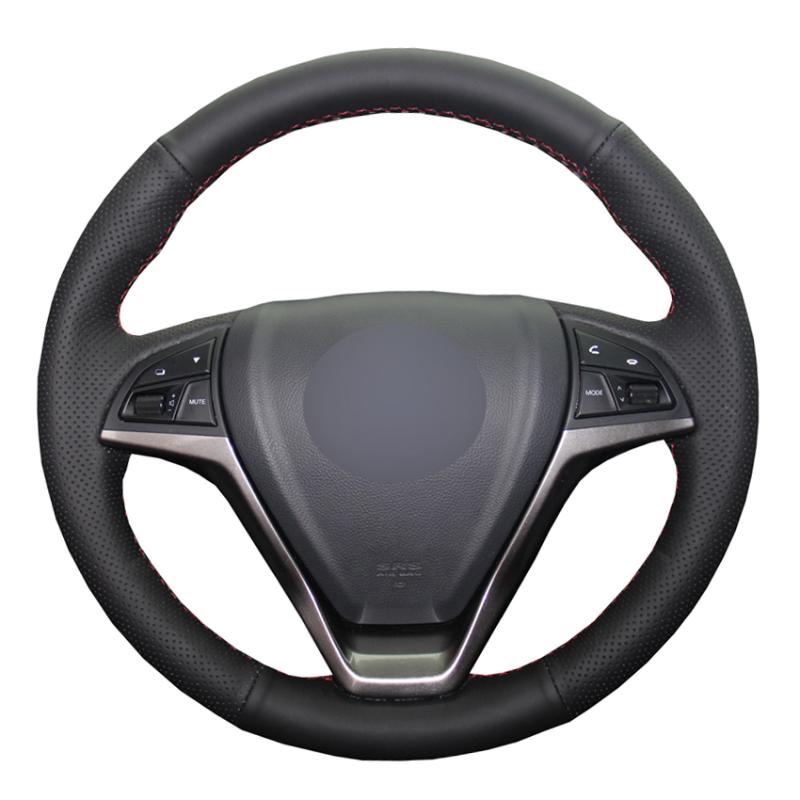 Steering Wheel Covers Black PU Faux Leather Hand-stitched Car Cover For Changan CS15 EV 2021-2021 CS55 2021 CS75 2013-2021
Steering Wheel Covers Black PU Faux Leather Hand-stitched Car Cover For Changan CS15 EV 2021-2021 CS55 2021 CS75 2013-2021