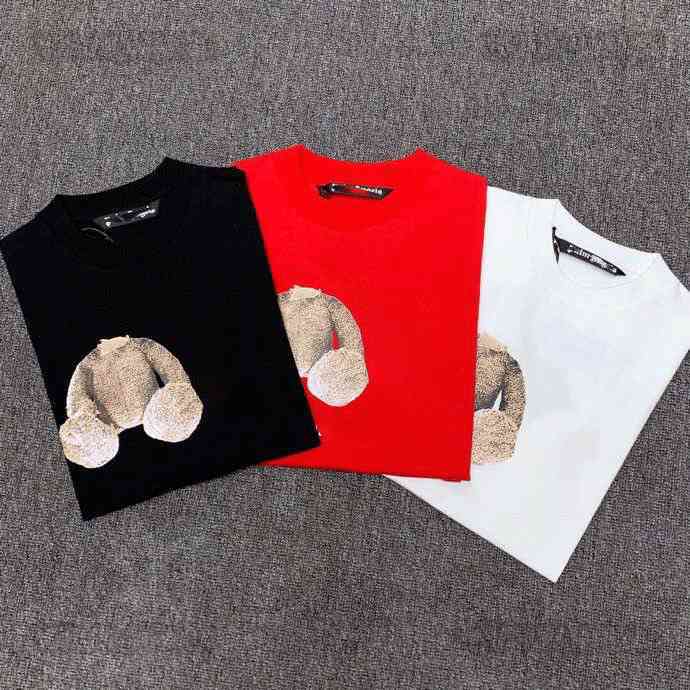 Designer Luxury Spring And Summer Palms Classic Bear Printed T Shirt Fashion Angels Mens And Womens Couple Loose PA Short Sleeve Tee
Designer Luxury Spring And Summer Palms Classic Bear Printed T Shirt Fashion Angels Mens And Womens Couple Loose PA Short Sleeve Tee