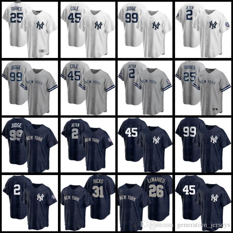 New 99 Aaron Judge York 2 Derek Jeter Yankees Jerseys Giancarlo Stanton Gleyber Torres Gary Sanchez Gerrit Cole Baseball DJ LeMahieu, Black
New 99 Aaron Judge York 2 Derek Jeter Yankees Jerseys Giancarlo Stanton Gleyber Torres Gary Sanchez Gerrit Cole Baseball DJ LeMahieu, Black