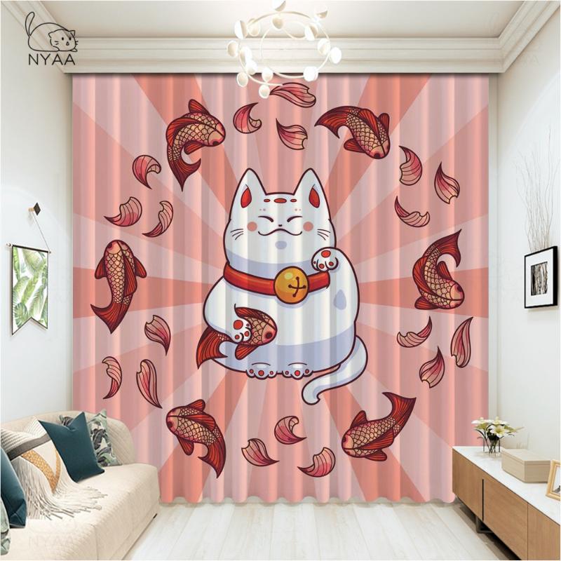 Cartoons Cat Decoration Customizable Curtains Living Room Home El Colored Cafe Office Blackout Curtain Micro Shading & Drapes
Cartoons Cat Decoration Customizable Curtains Living Room Home El Colored Cafe Office Blackout Curtain Micro Shading & Drapes