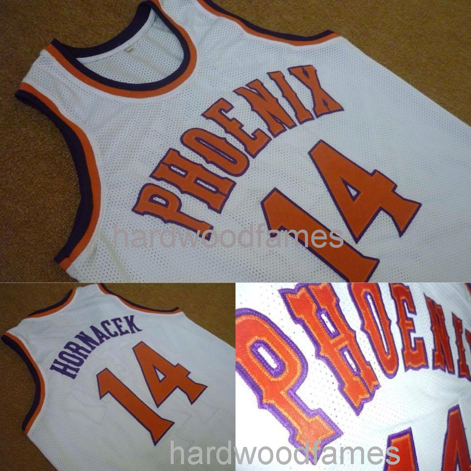Stitched Custom JEFF HORNACEK HOME CLASSICS BASKETBALL JERSEY Men Basketball Jerseys