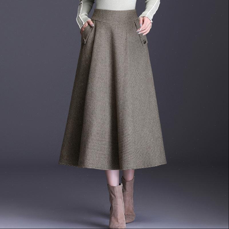 Women Skirt Winter Woolen Skirts High Waist Female Saia Plus Size S~3XL Vintage Plaid Midi A Line Long Office Woman, Black
Women Skirt Winter Woolen Skirts High Waist Female Saia Plus Size S~3XL Vintage Plaid Midi A Line Long Office Woman, Black