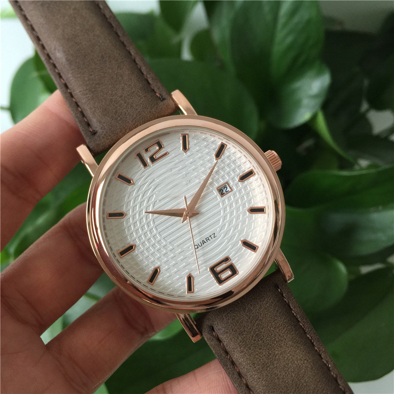 2021 high quality Three needle series luxury Brand mens watches Simplicity dial Quartz Watch designer Wristwatch Diamond bezel, Slivery;brown
2021 high quality Three needle series luxury Brand mens watches Simplicity dial Quartz Watch designer Wristwatch Diamond bezel, Slivery;brown