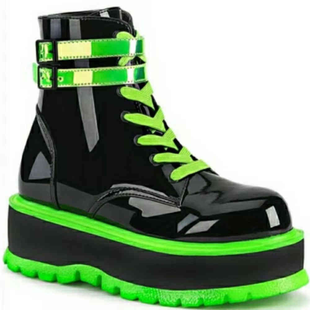 Women Punk Style Herfst Winter Microfiber Women's Single Shoes Bottine Fille Chelsea Platform Laarzen Demonia Luxe, Green
Women Punk Style Herfst Winter Microfiber Women's Single Shoes Bottine Fille Chelsea Platform Laarzen Demonia Luxe, Green