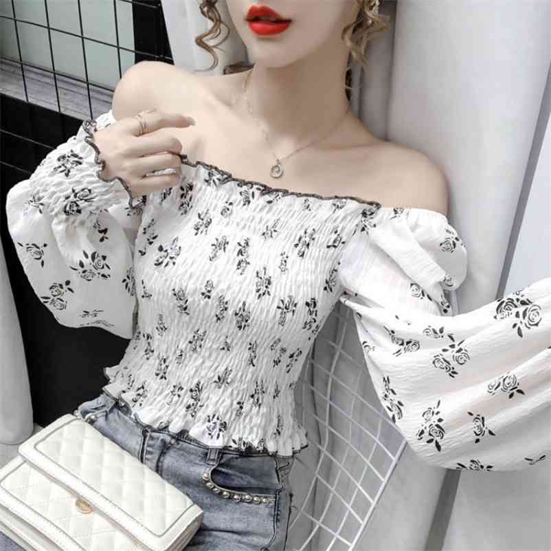 Elegant Chiffon Blouse Women Long Sleeve Ruffle Print Casual Slim Fit French Chic Korean Top Autumn Clothing 210519, Black
Elegant Chiffon Blouse Women Long Sleeve Ruffle Print Casual Slim Fit French Chic Korean Top Autumn Clothing 210519, Black