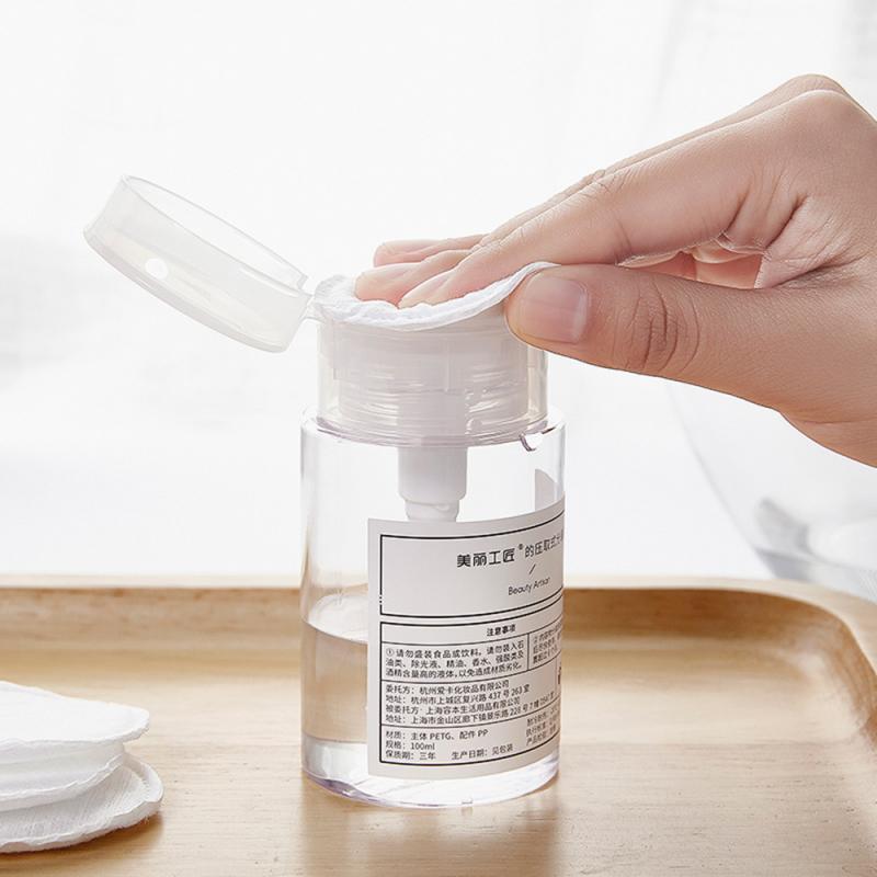 Portable Refillable Transparent Plastic Press-type Lotion Remover Water Detergent Storage Empty Bottle Containers Skin Care Tool Bottles & J
Portable Refillable Transparent Plastic Press-type Lotion Remover Water Detergent Storage Empty Bottle Containers Skin Care Tool Bottles & J