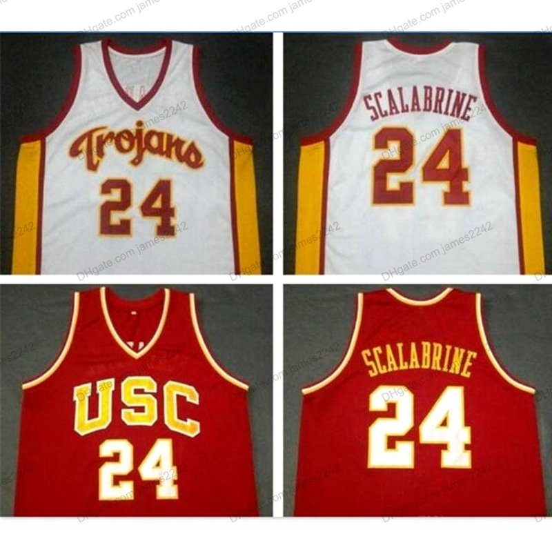 Custom Retro Brian Scalabrine USC Trojans College Basketball Jersey Men's Stitched White Red Any Size 2XS-5XL Name And Number Top Quality
Custom Retro Brian Scalabrine USC Trojans College Basketball Jersey Men's Stitched White Red Any Size 2XS-5XL Name And Number Top Quality