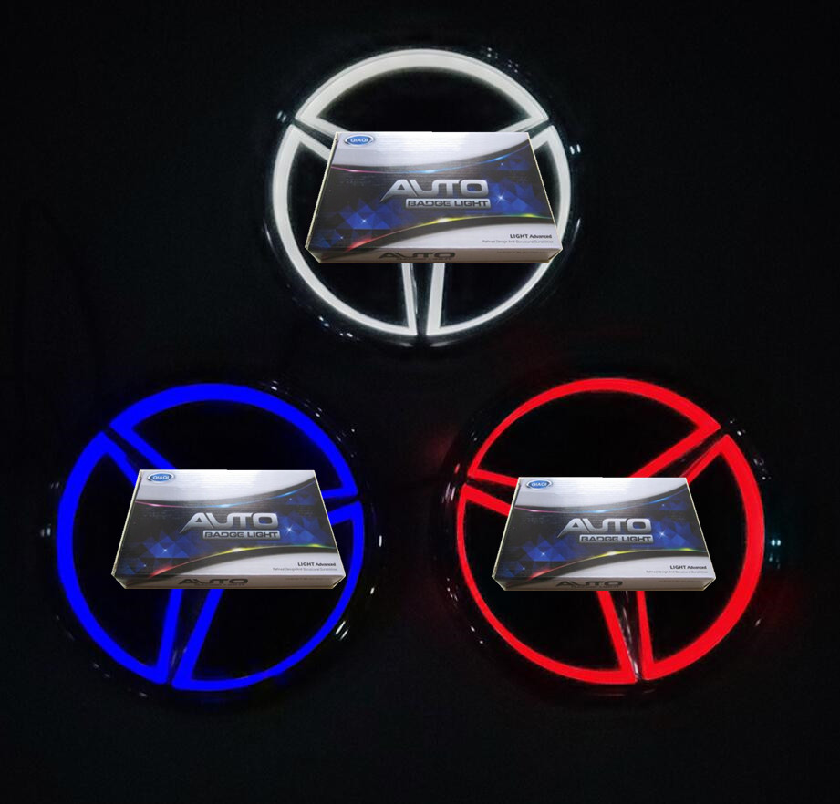 5D car badges LED Logo Light Auto Emblem White Red Blue Bulb Rear Styling Badge Lamp External Lights от DHgate WW