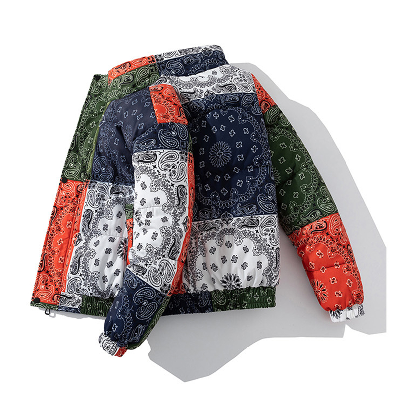Winter Padded Jackets Coat Bandana Paisley Pattern Jacket Parka Men Hip Hop Streetwear Thick Windbreaker Harajuku, Black
Winter Padded Jackets Coat Bandana Paisley Pattern Jacket Parka Men Hip Hop Streetwear Thick Windbreaker Harajuku, Black