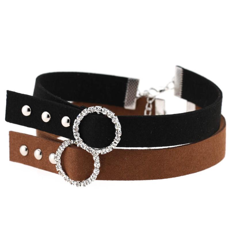 Punk PU Leather Heart Round Spike Rivet Studded Choker Necklace Gothic Women Black Jewelry Birthday Party Gift Chocker Collar Chokers
Punk PU Leather Heart Round Spike Rivet Studded Choker Necklace Gothic Women Black Jewelry Birthday Party Gift Chocker Collar Chokers