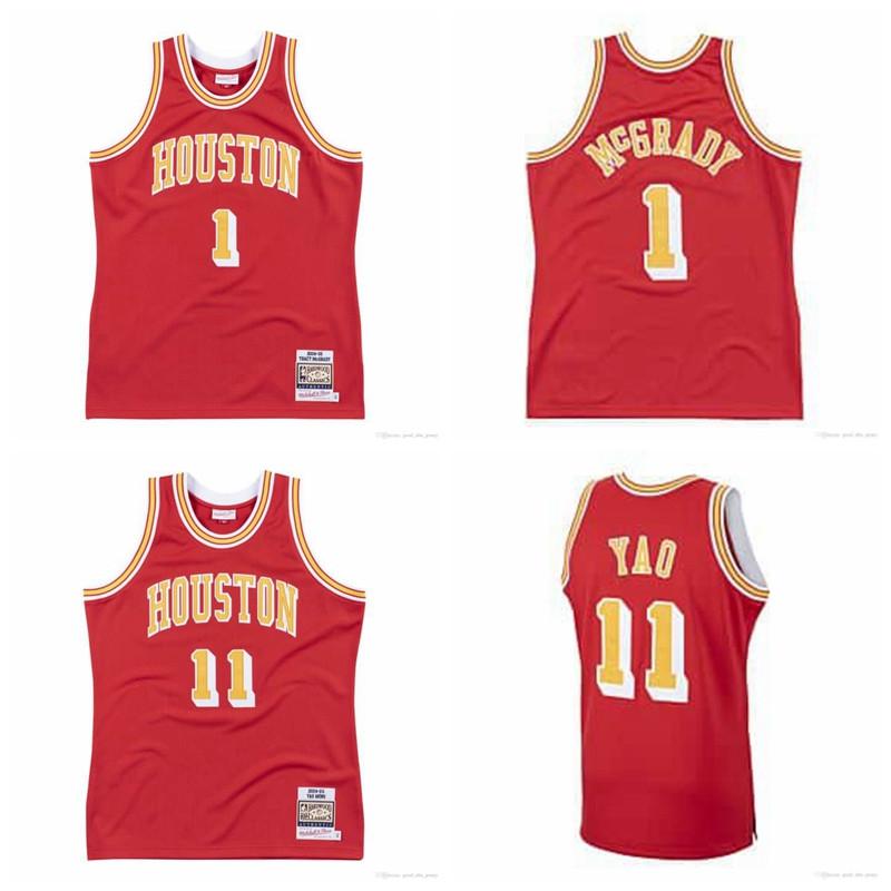 Men Houston Rockets Tracy McGrady 1 Yao Ming 11 Mitchell & Ness Teal Road 2002-03 2004-05 Hardwoods Classics Authentic Jersey, Black;red
Men Houston Rockets Tracy McGrady 1 Yao Ming 11 Mitchell & Ness Teal Road 2002-03 2004-05 Hardwoods Classics Authentic Jersey, Black;red