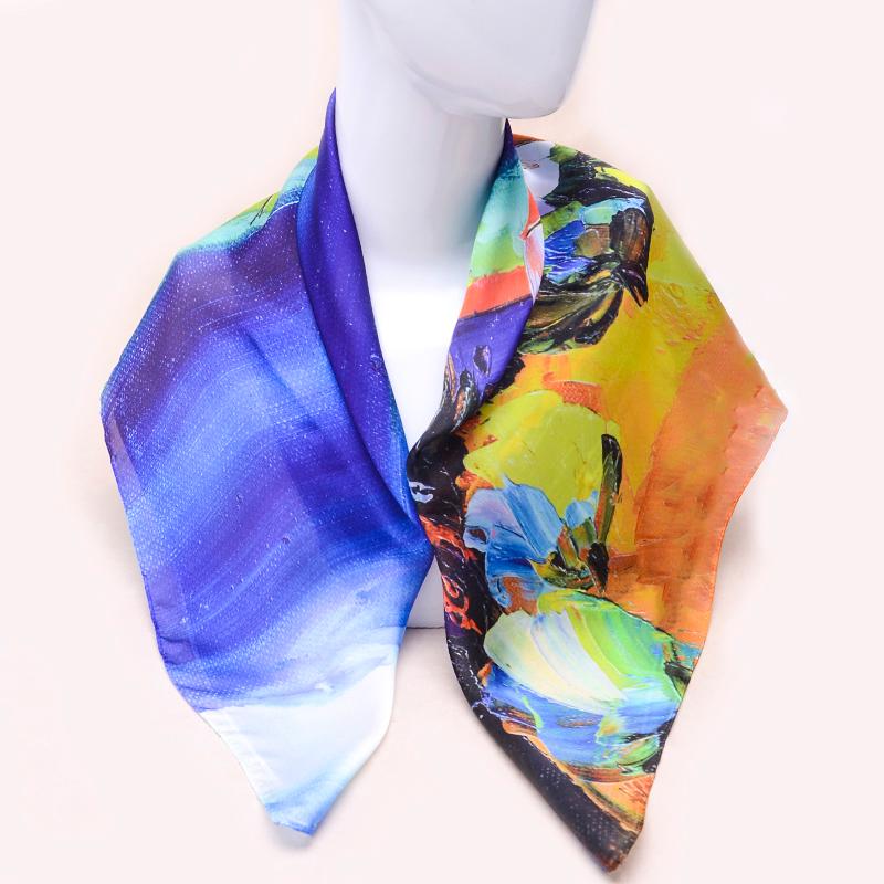 Scarves Fashion Silk Scarf Women Print Hair Neck Square Office Ladies Shawl Bandanna Muslim Hijab Handkerchief Muffler Foulard
Scarves Fashion Silk Scarf Women Print Hair Neck Square Office Ladies Shawl Bandanna Muslim Hijab Handkerchief Muffler Foulard