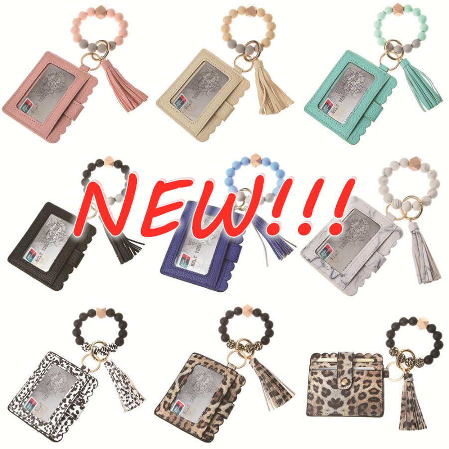 PU Leather Bracelet Wallet Keychain Tassels Bangle Key Ring Holder Card Bag Silicone Beaded Wristlet Keychains Handbag DHL Ship FY3399 T0407
PU Leather Bracelet Wallet Keychain Tassels Bangle Key Ring Holder Card Bag Silicone Beaded Wristlet Keychains Handbag DHL Ship FY3399 T0407