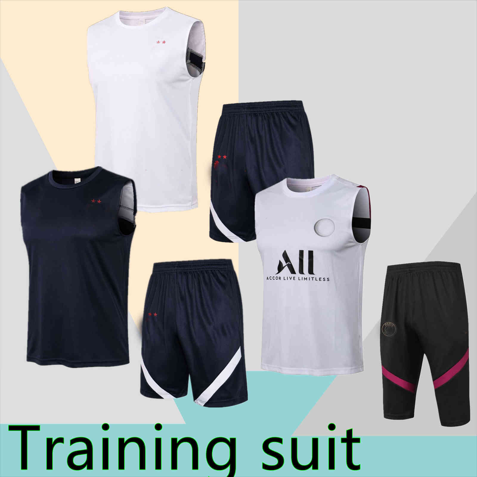 adult Men 20 21 football jerseys training tracksuit soccer suit Short vest 3/4 pants 2021 2022 mens tracksuits jogging sets, Coat
adult Men 20 21 football jerseys training tracksuit soccer suit Short vest 3/4 pants 2021 2022 mens tracksuits jogging sets, Coat