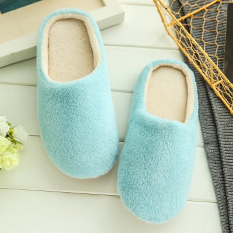 Winter Home Indoor Slippers Casual Shoes Men Soft Plush House Footwear Cotton Shoes Anti Skid Male Warm Bedroom Slippers Shoes, Blue 
Winter Home Indoor Slippers Casual Shoes Men Soft Plush House Footwear Cotton Shoes Anti Skid Male Warm Bedroom Slippers Shoes, Blue