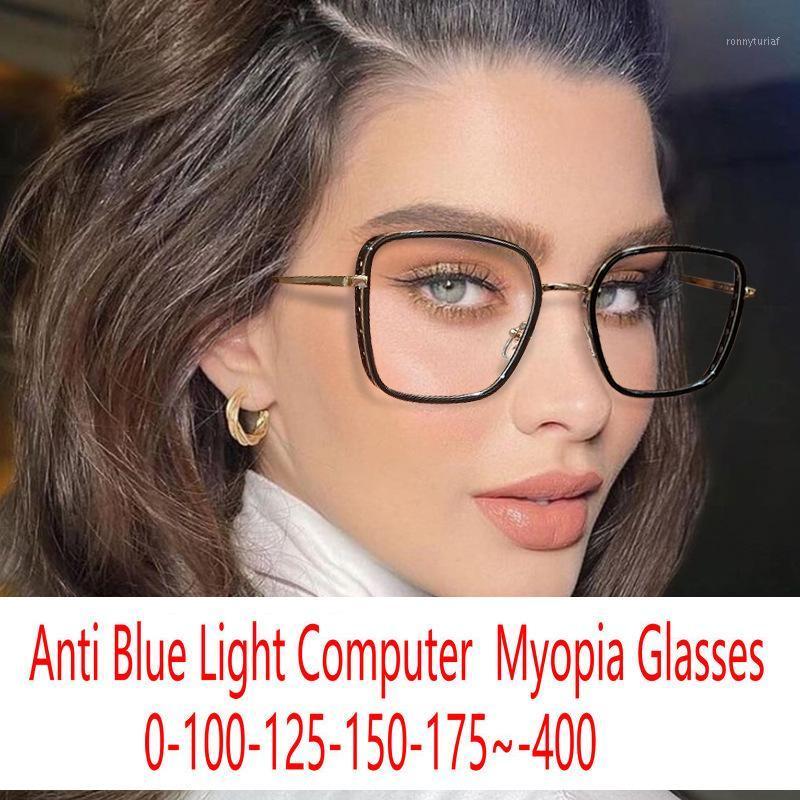 Sunglasses Transparent Finished Myopia Glasses Men Women Blue Light Blocking Eyeglasses Prescription Shortsighted Eyewea FML
Sunglasses Transparent Finished Myopia Glasses Men Women Blue Light Blocking Eyeglasses Prescription Shortsighted Eyewea FML