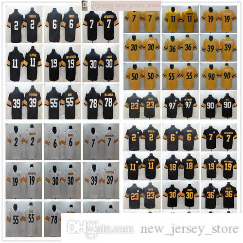 PittsburghSteeler Alejandro Villanueva Watt James Conner Devlin Hodges Smith-Schuster Minkah Fitzpatrick Mason Rudolph Roethlisberger Jersey, Black;red
PittsburghSteeler Alejandro Villanueva Watt James Conner Devlin Hodges Smith-Schuster Minkah Fitzpatrick Mason Rudolph Roethlisberger Jersey, Black;red