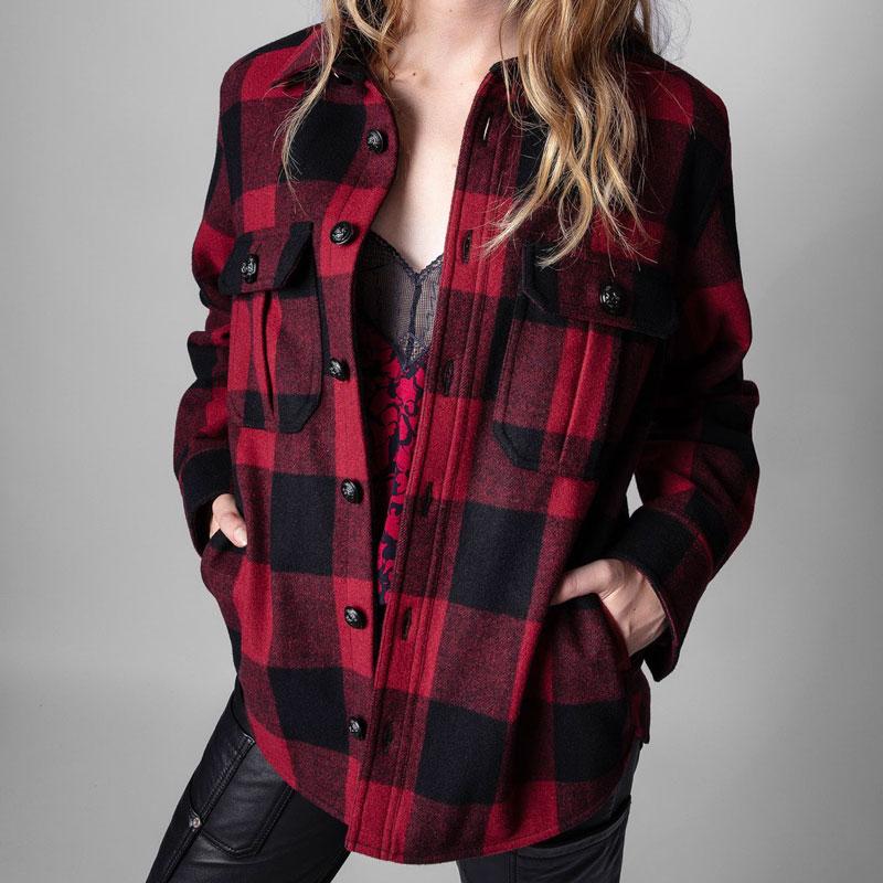 Women's Jackets Fall Winter Style Lapel Jacket Shirt Long Sleeved Top Women, Black;brown
Women's Jackets Fall Winter Style Lapel Jacket Shirt Long Sleeved Top Women, Black;brown