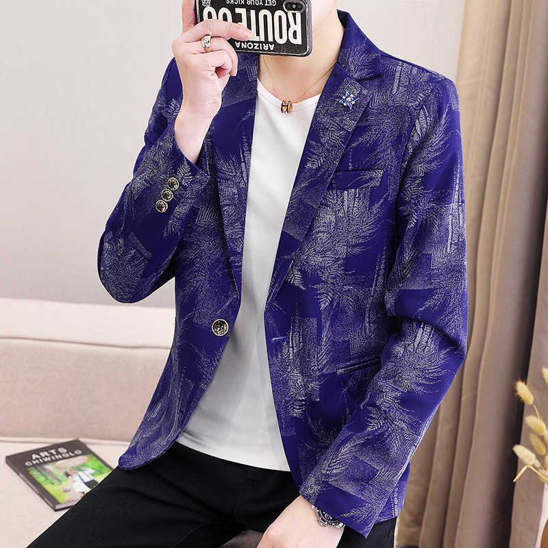 Fashion Printed Men Blazers Business Casual Blazer Slim Fit Masculine Spring Autumn Street Wear Social Dress Coat Costume Homme 210527, White
Fashion Printed Men Blazers Business Casual Blazer Slim Fit Masculine Spring Autumn Street Wear Social Dress Coat Costume Homme 210527, White