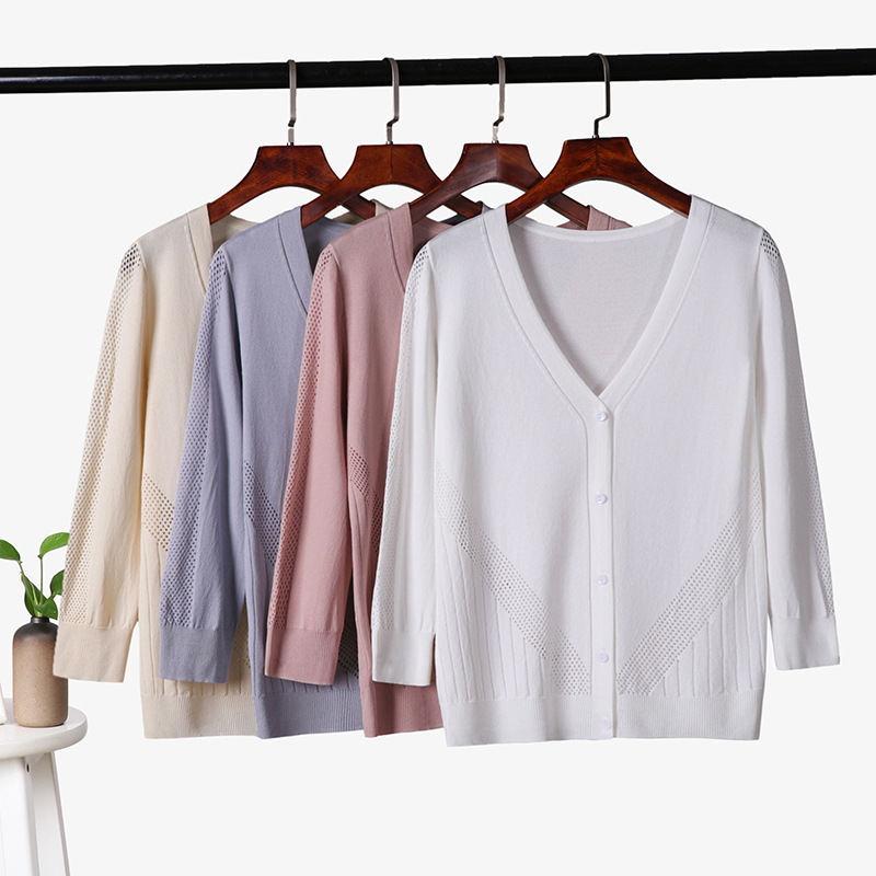 Casual Hollow Knitted Cardigans Sweater Women V-neck Solid Female Office Lady 210520, Apricot
Casual Hollow Knitted Cardigans Sweater Women V-neck Solid Female Office Lady 210520, Apricot