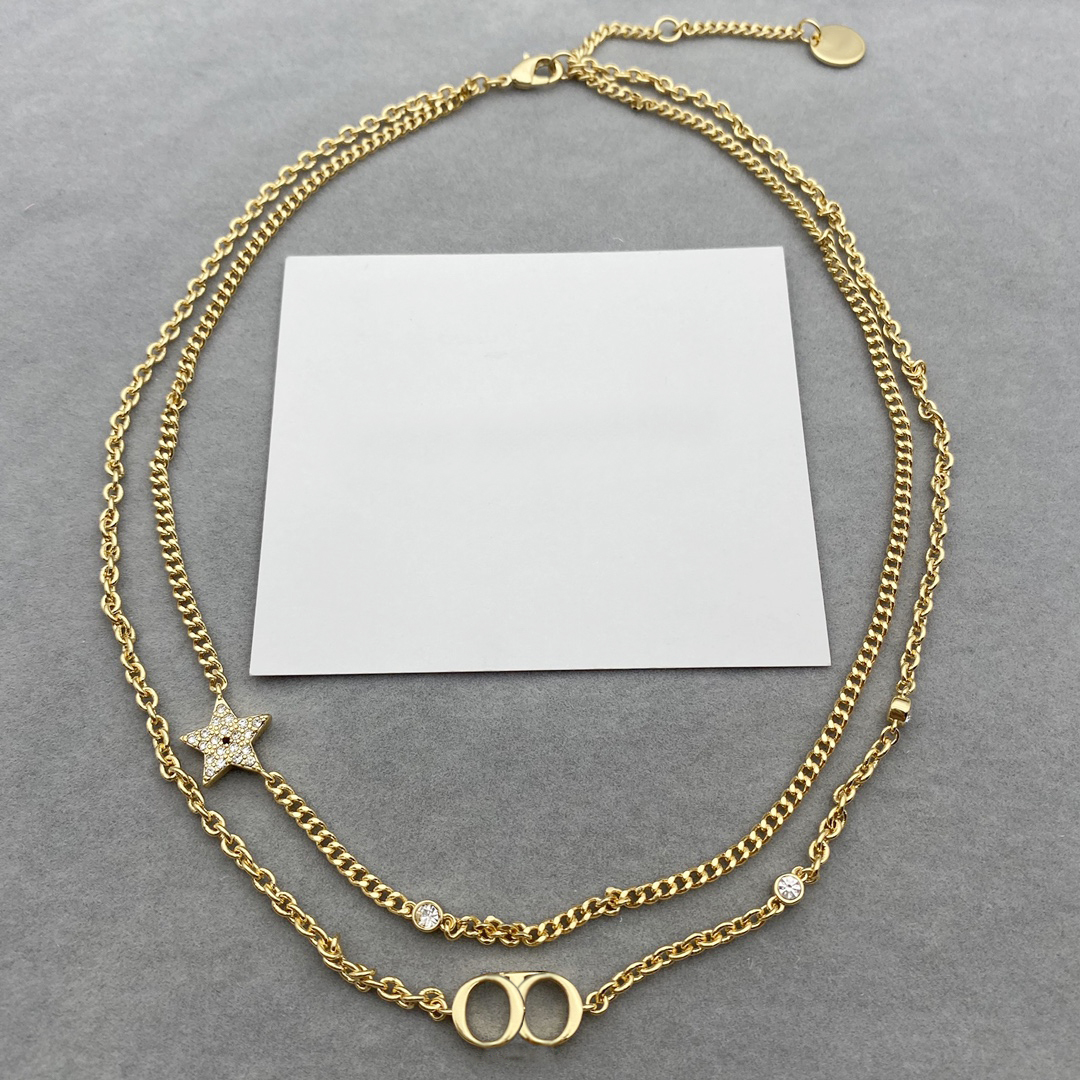 L-D21 Luxury Designer Necklaces Chain Double Necklace Bracelet For women Top Party Gift Fashion jewelry
L-D21 Luxury Designer Necklaces Chain Double Necklace Bracelet For women Top Party Gift Fashion jewelry